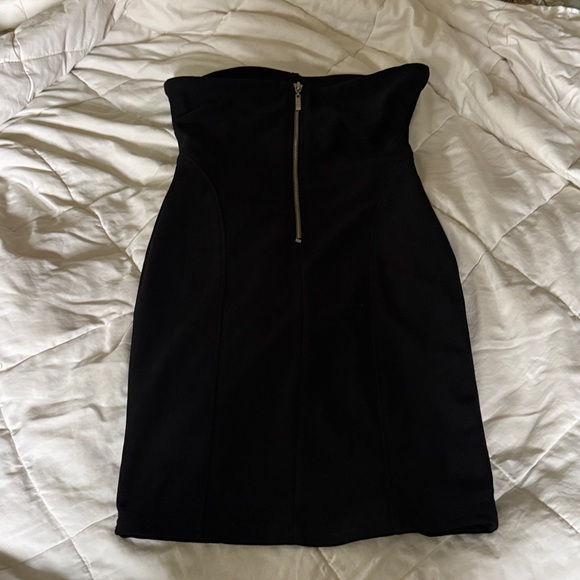 Forever 21 Black Strapless MiniDress with Rhinestone Trim. Corset-style. - Picture 2 of 7